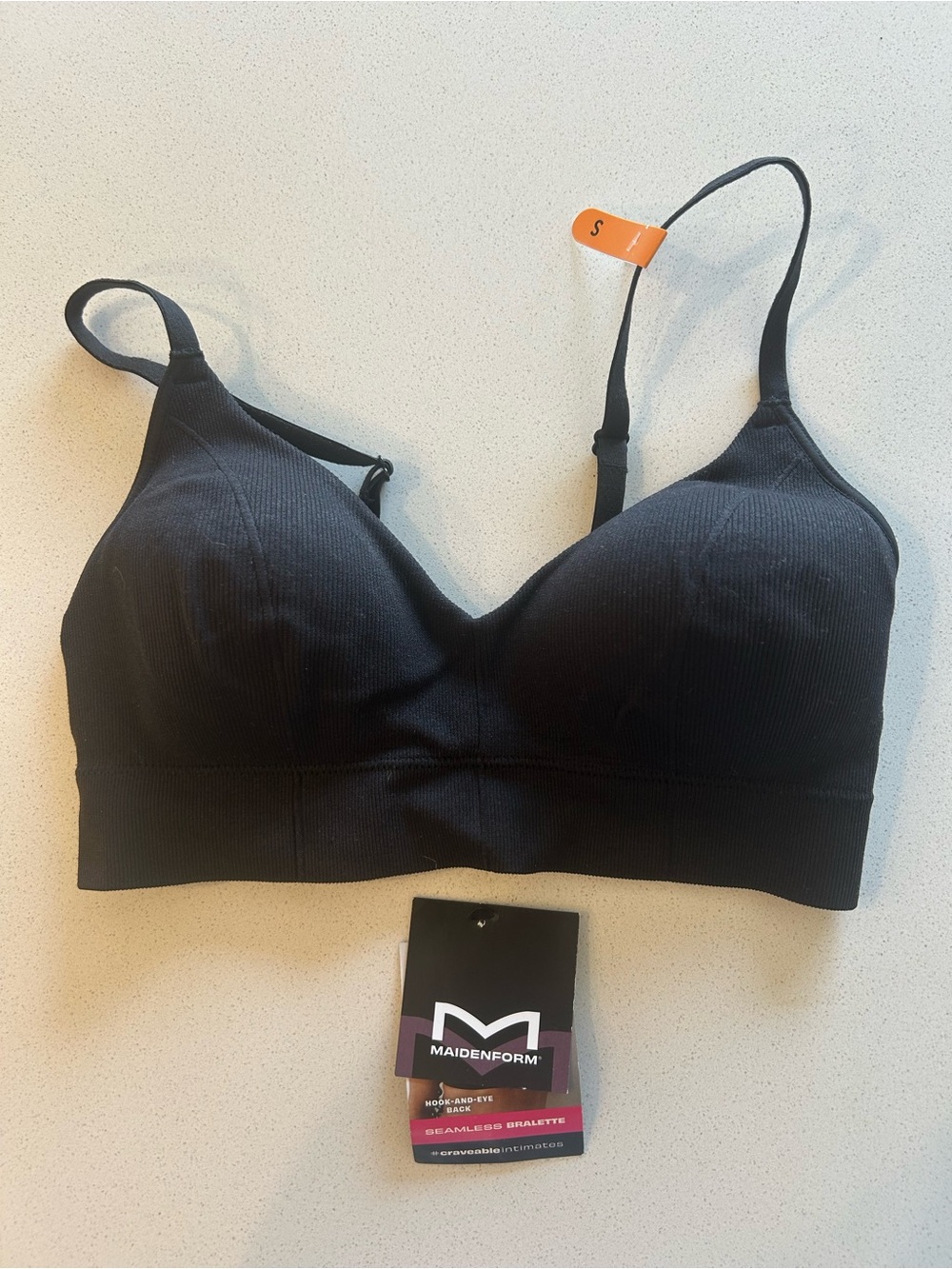 Maidenform Black Seamless Comfort Bralette